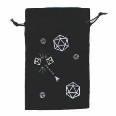 Black Oak Dice Bag -  Asteroid d20
